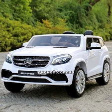 Двухместный детский электромобиль M 3565 (MP4) EBLR-1, Mercedes, белый